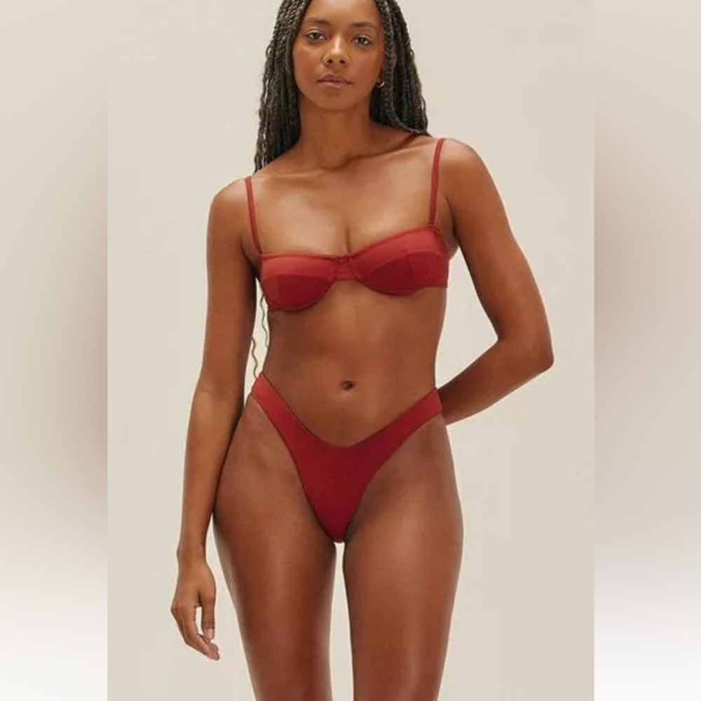 NWT Haight Bordeaux Bikini Bottoms
